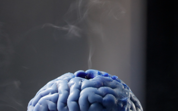 John Armleder. O.T. (candle, blue), 2004. Photo: Ludger Paffrath