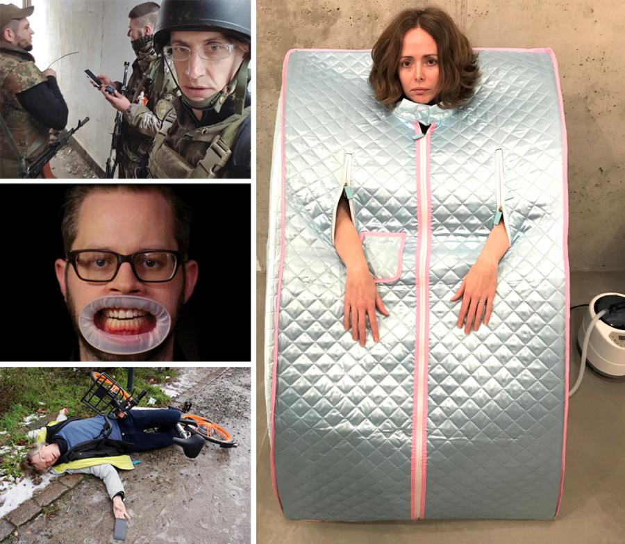 Counter clockwise from top: Dani Ploeger, Curver Thoroddsen, Aram Bartholl & Alanna Lawley Counter clockwise from top: Dani Ploeger, Curver Thoroddsen, Aram Bartholl & Alanna Lawley