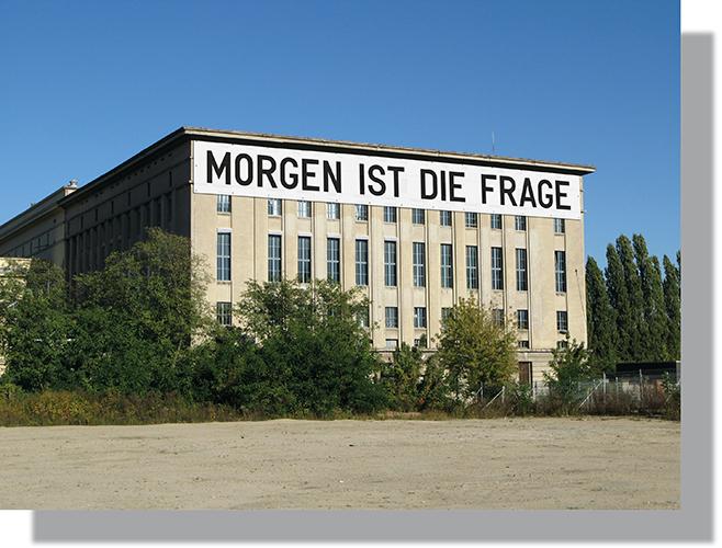Rirkrit Tiravanija, MORGEN IST DIE FRAGE for Studio Berlin 2020 at Berghain (installation rendering) Rirkrit Tiravanija, MORGEN IST DIE FRAGE for Studio Berlin 2020 at Berghain (installation rendering)