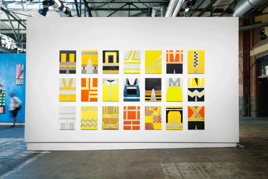 Caption: Alona Rodeh, Safe and Sound (High Visibility), 2016, installation view at abc. Courtesy Grimmuseum and the artist. Caption: Alona Rodeh, Safe and Sound (High Visibility), 2016, installation view at abc. Courtesy Grimmuseum and the artist.
