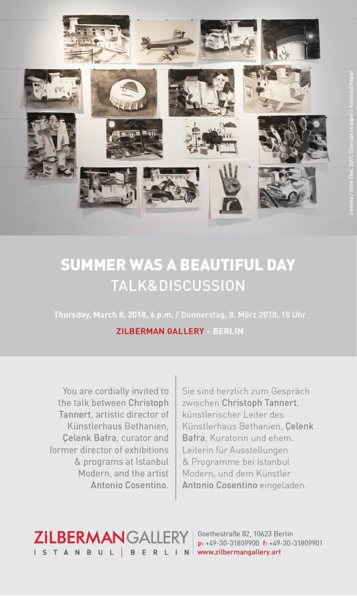 SUMMER WAS A BEAUTIFUL DAY - Artist Talk