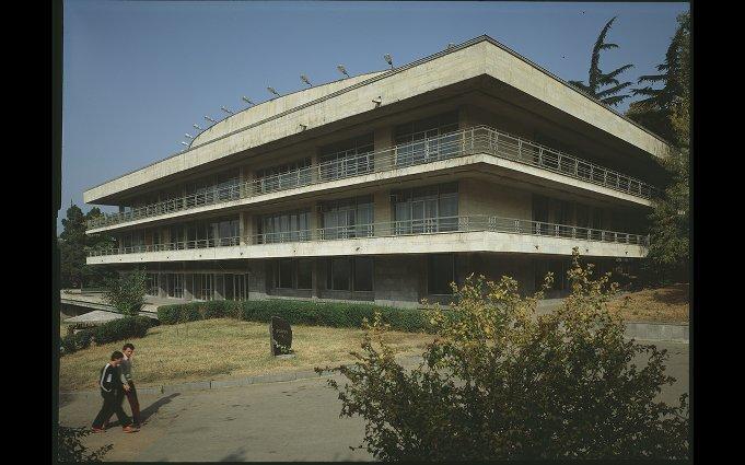 Tbilisi Chess Palace and Alpine Club, 1980s © G. Chubinashvili National Research Centre for Georgian Art History and Heritage Preservation Tbilisi Chess Palace and Alpine Club, 1980s © G. Chubinashvili National Research Centre for Georgian Art History and Heritage Preservation