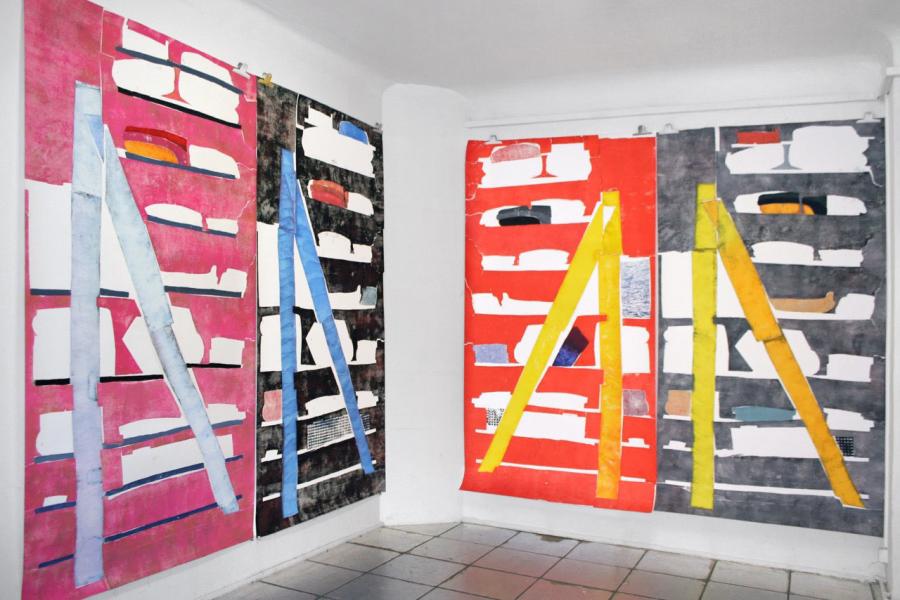 Anne Kollwitz Regallager, 2015 Installation view, Regallager, Möbelhaus A-Z, Allerstraße 16, Berlin Photo: Anne Kollwitz Anne Kollwitz Regallager, 2015 Installation view, Regallager, Möbelhaus A-Z, Allerstraße 16, Berlin Photo: Anne Kollwitz