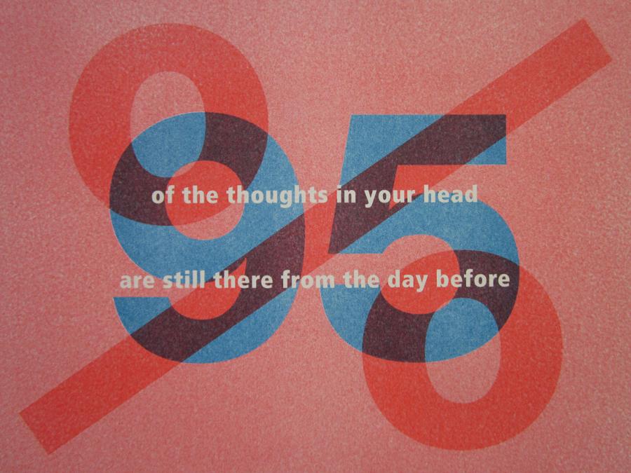 from the limited edition artist book "100 PERCENT" by Lucy Powell from the limited edition artist book "100 PERCENT" by Lucy Powell