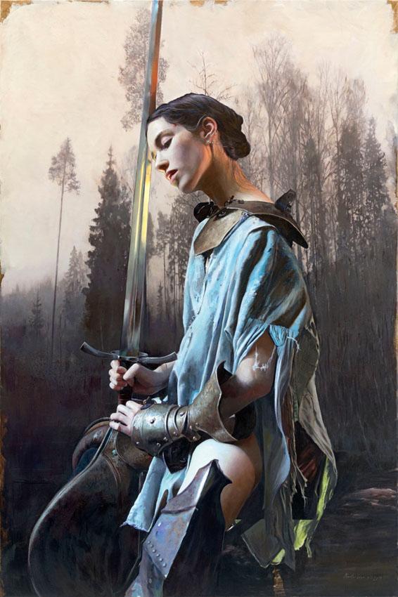 Martin Eder Blut/Blood, 2015 Oil on canvas 225 x 150 cm courtesy Galerie EIGEN + ART Leipzig/Berlin Photo: Uwe Walter, Berlin