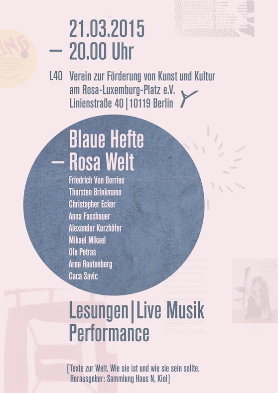 Blaue Hefte, rosa Welt Blaue Hefte, rosa Welt