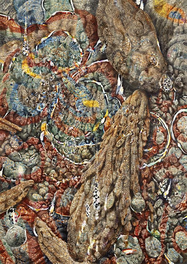 Stefan Guggisberg untitled (circulation), 2023, Oil on paper, 240 x 170 cm, Courtesy Galerie EIGEN + ART Leipzig/Berlin, Photo: Uwe Walter, Berlin Stefan Guggisberg untitled (circulation), 2023, Oil on paper, 240 x 170 cm, Courtesy Galerie EIGEN + ART Leipzig/Berlin, Photo: Uwe Walter, Berlin