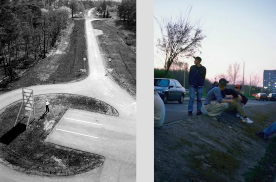 Left: Alexander Janetzko, part oft he series: Streusand – ich komme aus, 2008, Courtesy: the artist; Right: Tobias Zielony, Sommer, 2003, Courtesy: the artist & KOW, Berlin Left: Alexander Janetzko, part oft he series: Streusand – ich komme aus, 2008, Courtesy: the artist; Right: Tobias Zielony, Sommer, 2003, Courtesy: the artist & KOW, Berlin