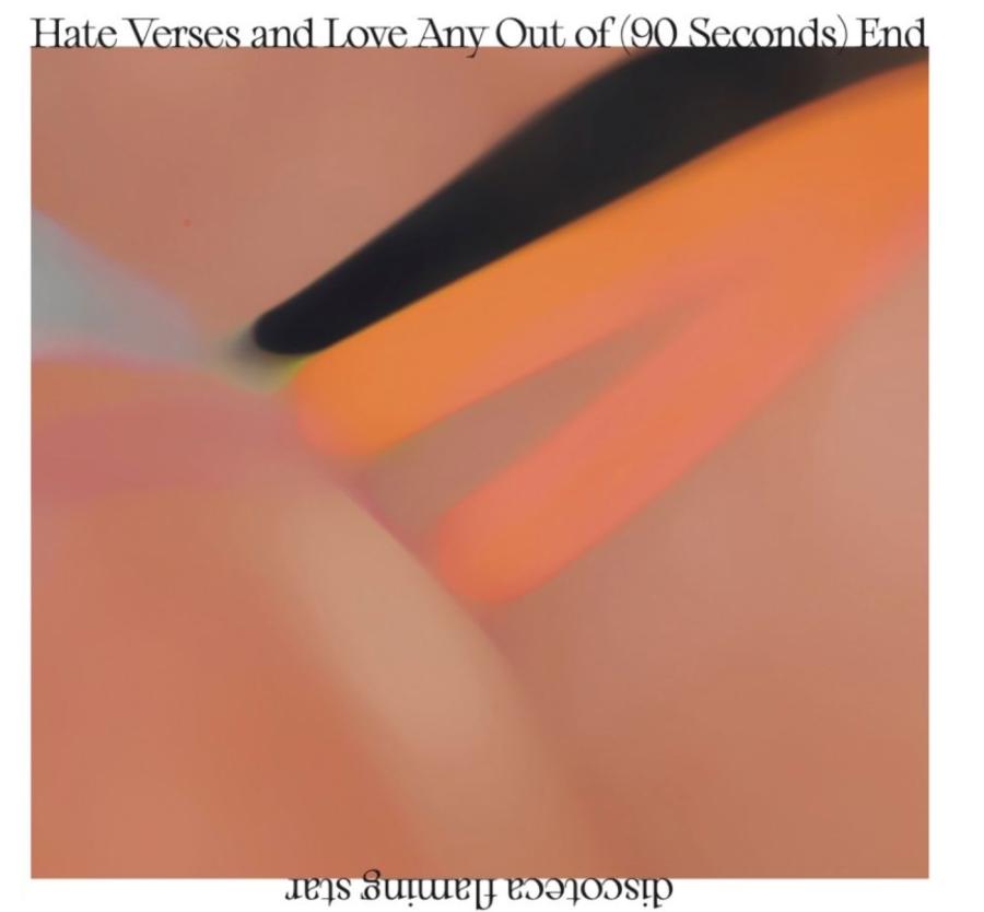 Front cover Hate Verses and Love Any Out of (90 Seconds) End, Cover/Album Design by Studio Terhedebruegge, Berlin