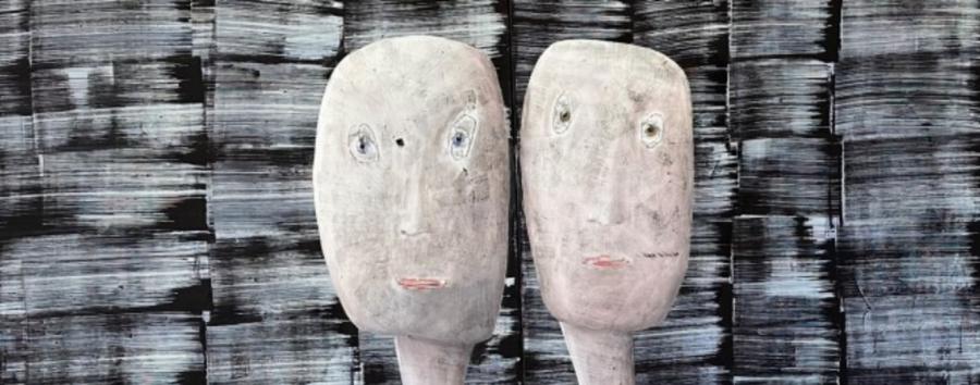 Untitled, 2024, Oil on canvas (2 parts), each 120 x 140 cm Untitled, 2024, Oil on canvas (2 parts), each 120 x 140 cm