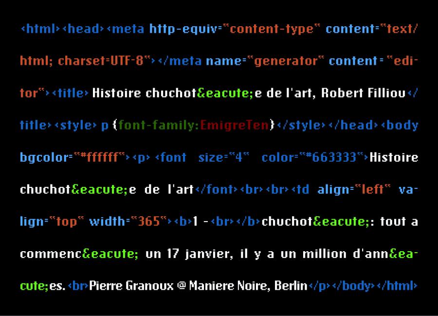 Pierre Granoux - It all started a 17th of January, one million years ago. Pierre Granoux - It all started a 17th of January, one million years ago.