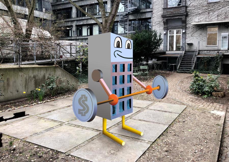 HaL-Hofskulptur #9: Jim Avignon, Workout-City, 2024 HaL-Hofskulptur #9: Jim Avignon, Workout-City, 2024
