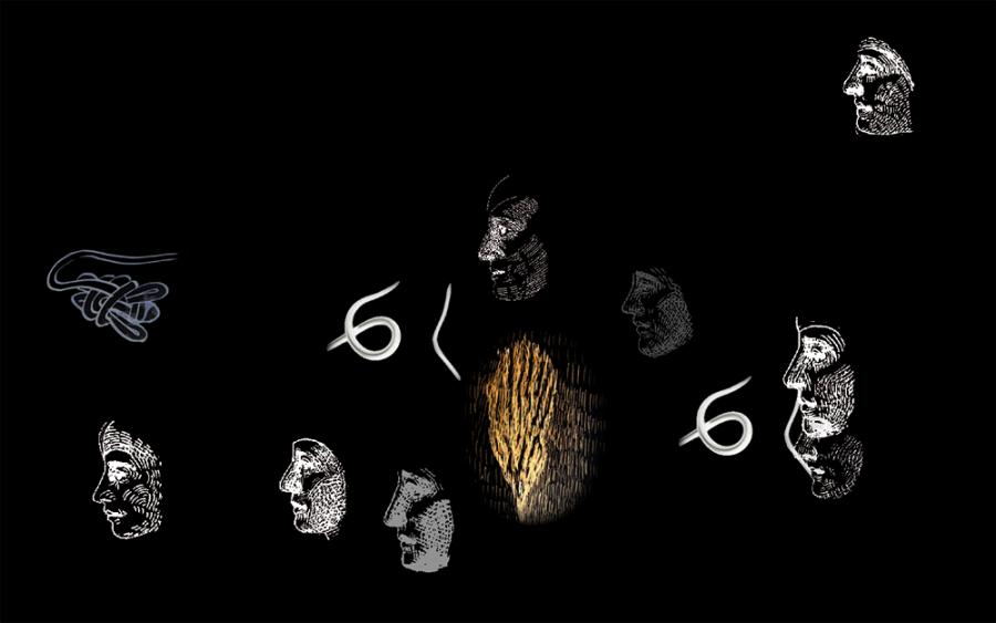 Bettina Munk, Move Move On, 2015, computer animation with random modules