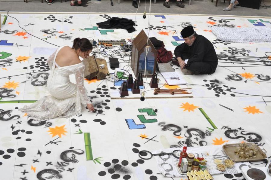 Tableau vivant at Grimmuseum