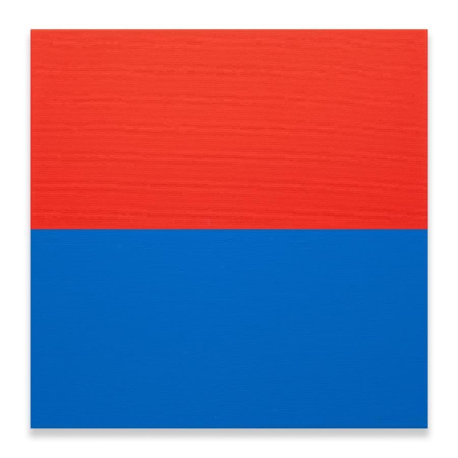 Tashi Brauen, Untitled (Horizon 11), 2023, Acrylic on canvas, 50 x 50 cm. 19 3/4 x 19 3/4 in. Tashi Brauen, Untitled (Horizon 11), 2023, Acrylic on canvas, 50 x 50 cm. 19 3/4 x 19 3/4 in.