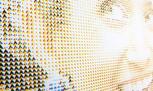 Paolo Cirio, Caitlin Hayden, 2015, from the series Overexposed, Acrylic Spray Paint on Canvas, 91x106 cm