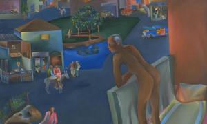 Bhupen Khakhar: You Can't Please All, 1981 © Estate of Bhupen Khakhar