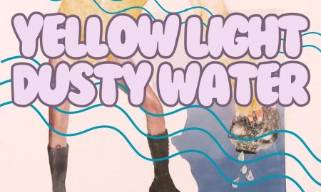 Poster Yellow Light, Dusty Water by Vivian Eckstein (Melusine, 2024, Collage auf Papier, 30 x 21 cm)