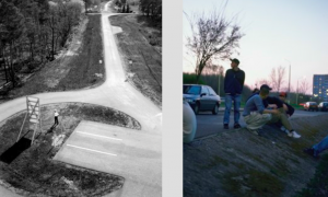 Left: Alexander Janetzko, part oft he series: Streusand – ich komme aus, 2008, Courtesy: the artist; Right: Tobias Zielony, Sommer, 2003, Courtesy: the artist & KOW, Berlin