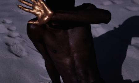 Eden on the Beach, Cape Town, 2025, black block mounted c-print, 42 cm x 29.7 cm