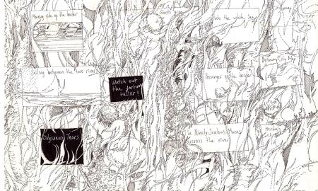 Ruken Aslan, Border Line Pattern, 2021, drawing