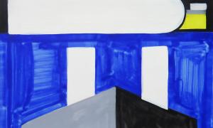 Navine G. Khan-Dossos Expanding & Remaining, 2016 Gouache on panel 35cm x 25cm